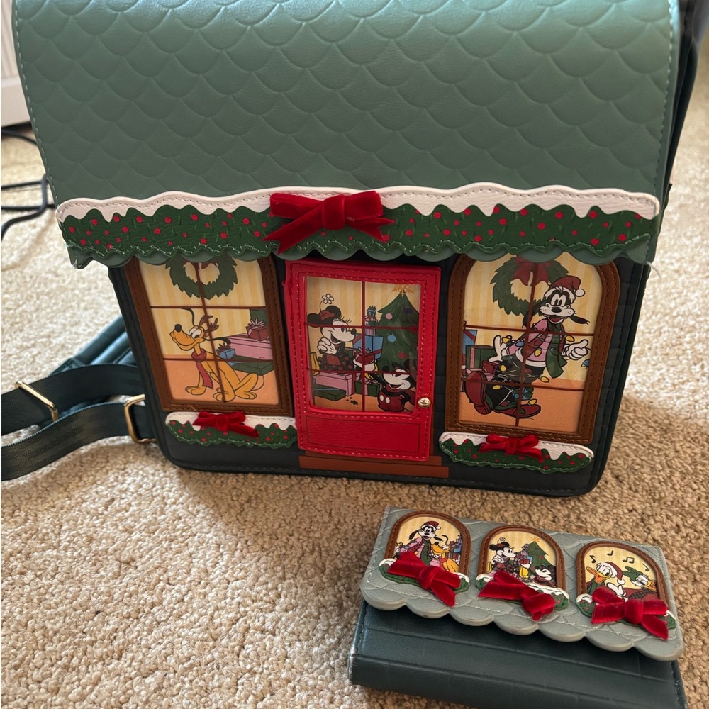 Disney Christmas Backpack & Wallet